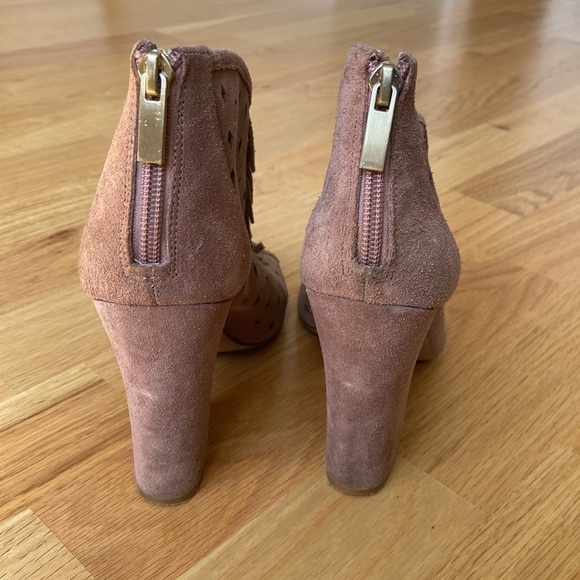Jessica Simpson dusty rose suede booties - Picture 6 of 9